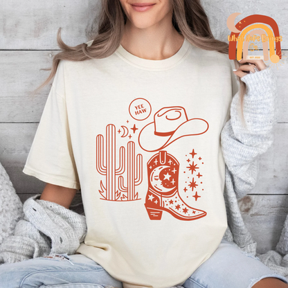 Yee Haw Boho Western Tee