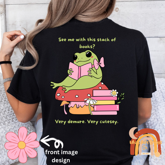 Demure and Cutesey Book Girly